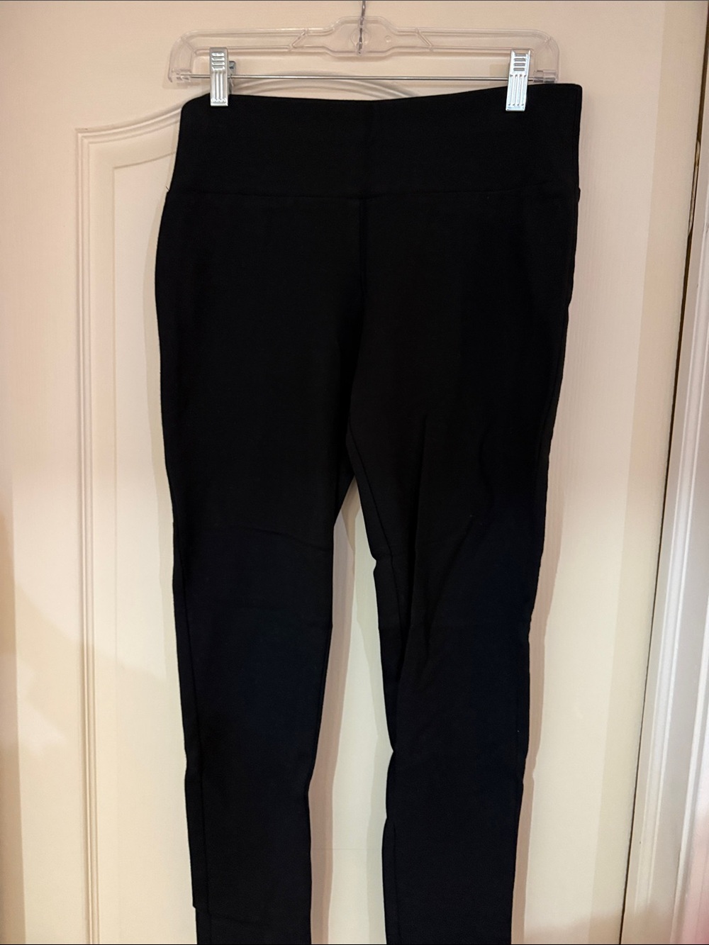 INC International Concepts Black High-Waist Ponte Leggings